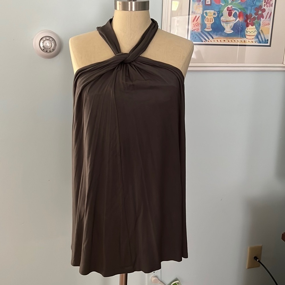 Loft Plus Twist Halter Top Size 16/18 NWT